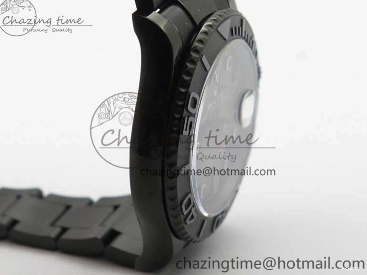 VR3135 Yacht-Master VRF Dial 116622 DLC Best Edition on Black Bracelet DLC 0425